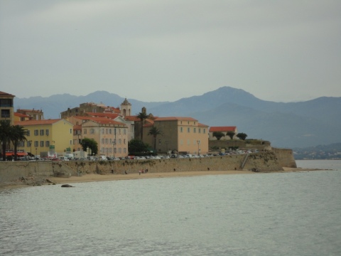 The Old Town in Ajaccio, Corsica
